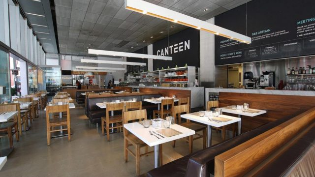 Inside view of Q&B Canteen