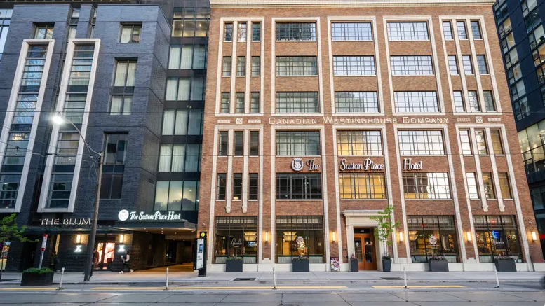 Outside view of Sutton Place