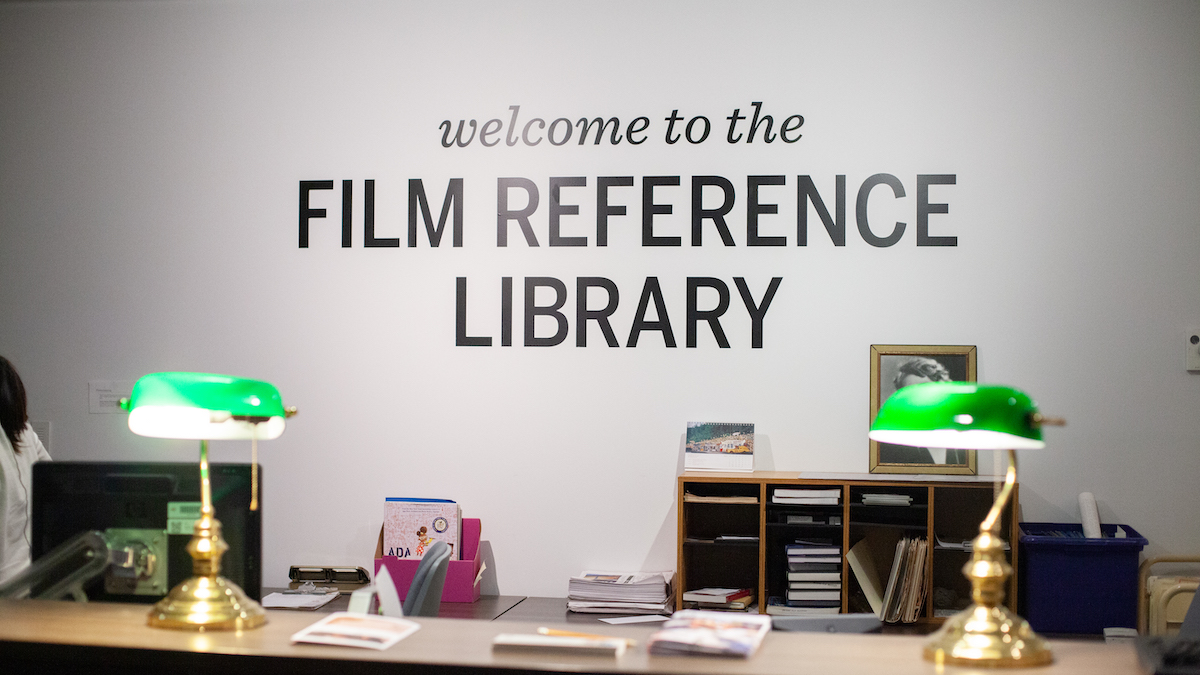 Film Reference Library front desk