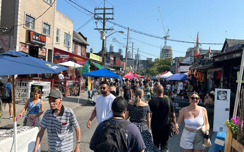 Pedestrian Sundays in Kensington Market