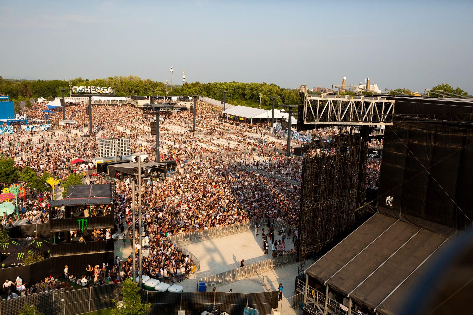 Where to park for Osheaga music festival